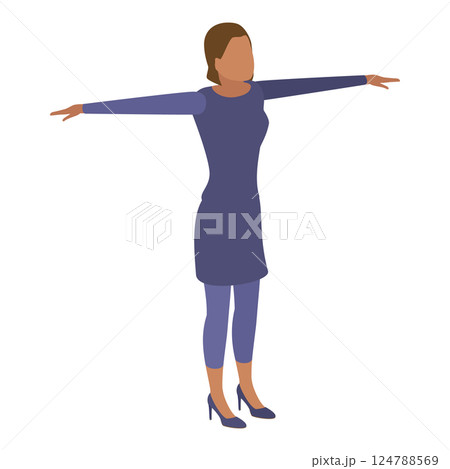 3D Isometric Flat Set of English Alphabet with People. Item 2 3D Isometric Flat Set of English Alphabet with People. Item 2 124788569