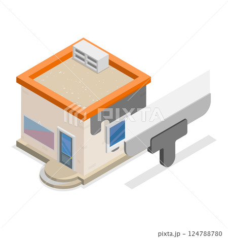 3D Isometric Flat Set of Home Repairs. Item 1 3D Isometric Flat Set of Home Repairs. Item 1 124788780