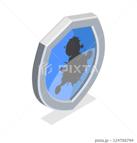 3D Isometric Flat Set of Protection Proof. Item 3 3D Isometric Flat Set of Protection Proof. Item 3 124788794