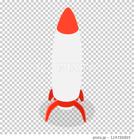 3D Isometric Flat  Illustration of Millitary Collection. Item 13 124788805