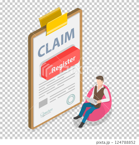 3D Isometric Flat  Set of Compensation Scenes. Item 8 124788852