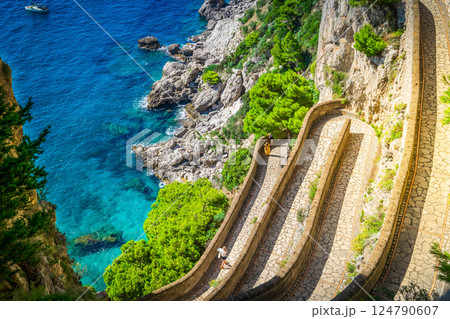 Capri island, Italy 124790607