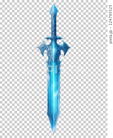 A cool legendary ice sword like the one in the game A cool legendary ice sword like the one in the game 124793525
