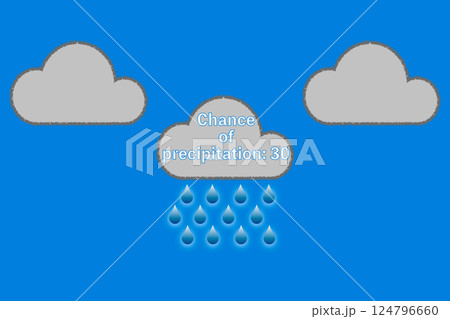 降水確率30% 降水確率30% 124796660