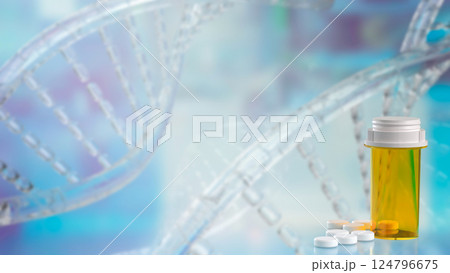 The Medicine Bottle for Health or medical concept 3d Rendering. The Medicine Bottle for Health or medical concept 3d Rendering. 124796675