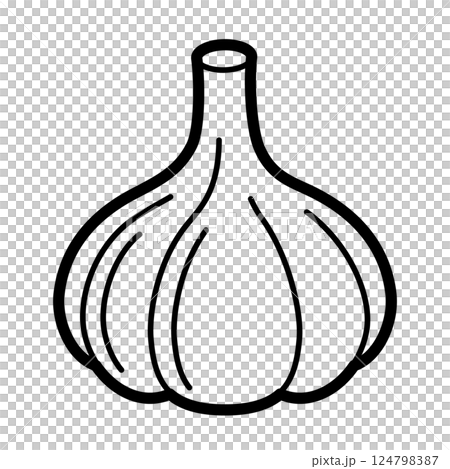 大蒜圖示 124798387