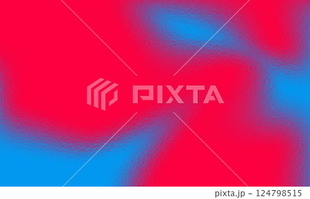 Colorful abstract background featuring a dynamic blend of red and blue with a smooth, textured frosted glass effect, perfect for modern designs. 124798515