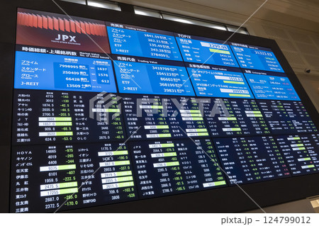 トランプ関税ショックの影響を受けて株価急落・円高進行(東証アローズマルチディスプレイ) トランプ関税ショックの影響を受けて株価急落・円高進行(東証アローズマルチディスプレイ) 124799012