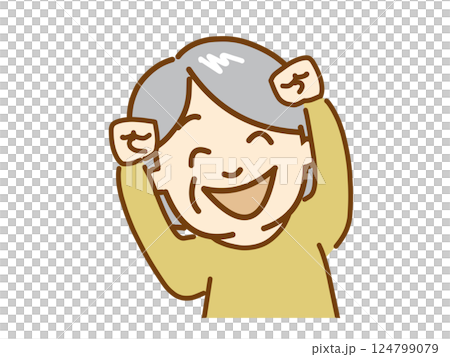 Smiling elderly people, communication 124799079