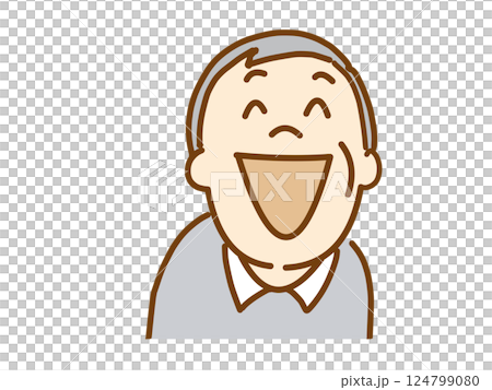 微笑的老人,溝通 微笑的老人,溝通 124799080