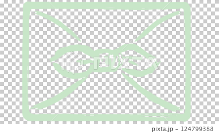 風呂敷插畫，手繪書法，日式風格，鳥瞰圖，淺綠色葉子，禮品，粉紅色透明 124799388