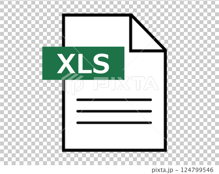 Excel 檔案 (xls) 圖標 124799546