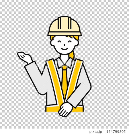 上半身pose_簡單交通管制員女人20 124799805