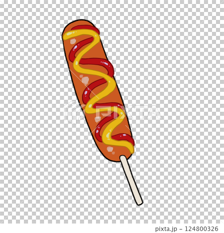 フランクフルトのイラスト 124800326
