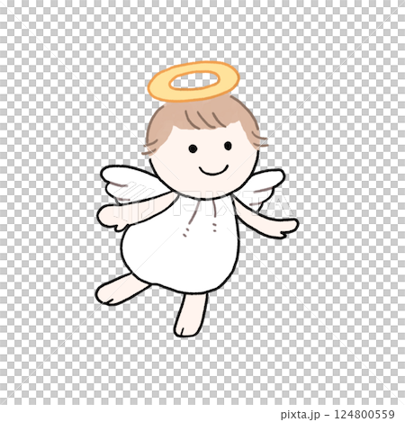 天使のイラスト 124800559