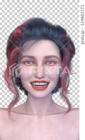 Close-up of a woman's face Close-up of a woman's face 124801171