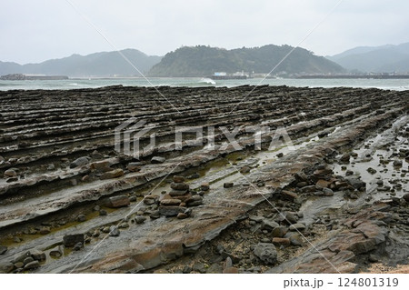 青島海岸の鬼の洗濯板 124801319