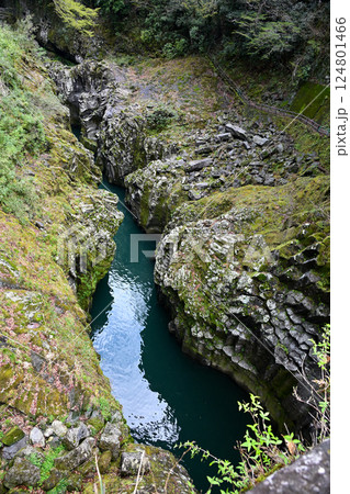 高千穂峡の峡谷 124801466