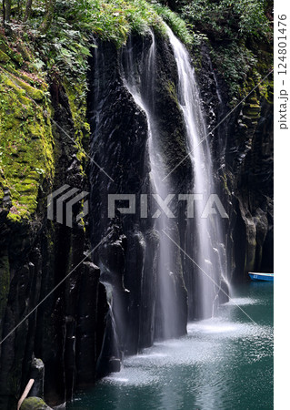 高千穂峡の峡谷 高千穂峡の峡谷 124801476
