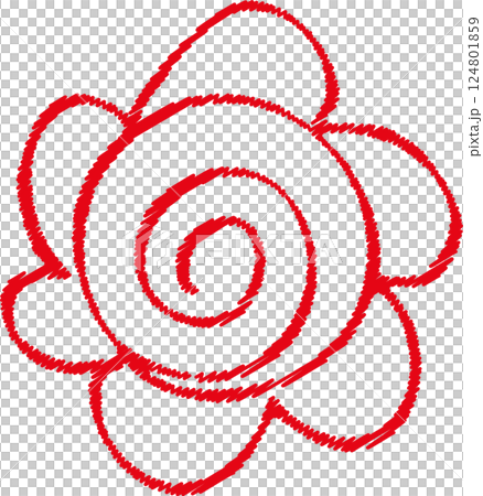 花丸スタンプ　手描き 124801859