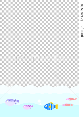 海洋生物背景L-2 124801916