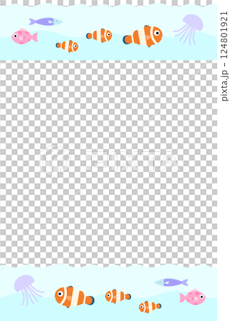 海洋生物背景N-1 124801921