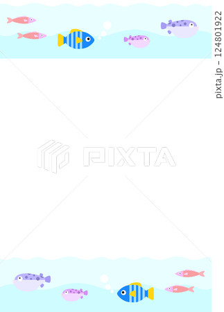 海の生き物の背景　N-2 124801922