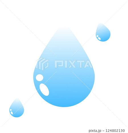 水滴イラスト 124802130