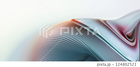 Soft light swirls blend harmoniously in an abstract composition, creating a calming and enchanting atmosphere ideal for artistic endeavors and design inspiration. 124802521