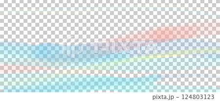 清爽水水彩塗抹框架插圖 124803123