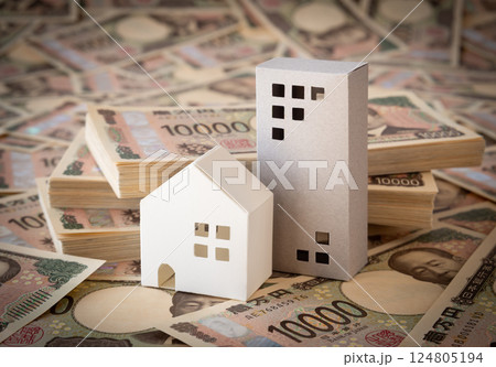 不動産とお金　物件　資産　財産　住居　不動産　家 124805194