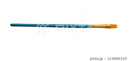 artistic paint brush isolated on white background 124806320