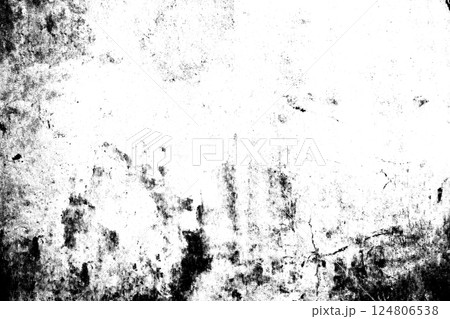 Abstract grunge black and white distressed texture background 124806538