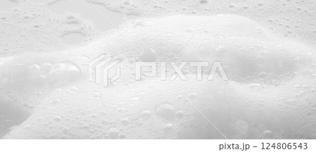 Abstract white soap foam bubbles texture background Abstract white soap foam bubbles texture background 124806543