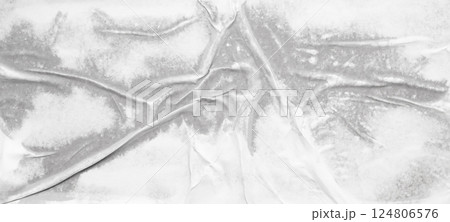 white crumpled and creased paper poster texture background 124806576