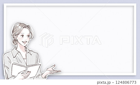 女性・女の子のイラスト素材 124806773