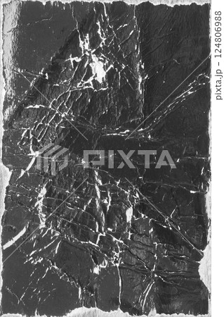 Empty old vintage black scratch torn poster overlay texture background Empty old vintage black scratch torn poster overlay texture background 124806988