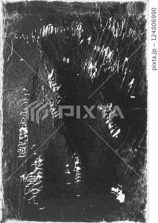Empty old vintage black scratch torn poster overlay texture background Empty old vintage black scratch torn poster overlay texture background 124806990