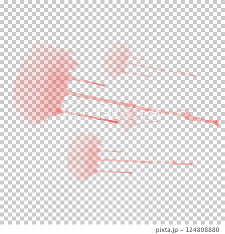 red color lipstick stroke on white red color lipstick stroke on white 124808880