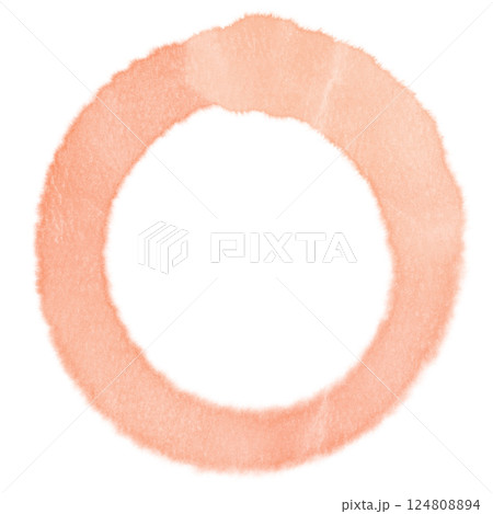 red color lipstick stroke on white 124808894
