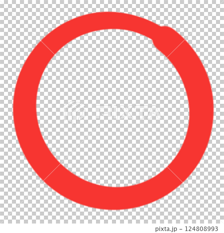 red round frame made from circles red round frame made from circles 124808993