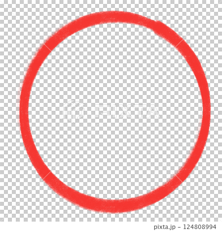red round frame made from circles red round frame made from circles 124808994