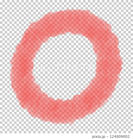 red round frame made from circles 124809002