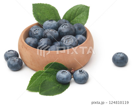 Fresh blueberries 124810119