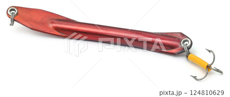 Old sea fishing metal lure 124810629