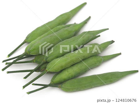 Green mustard beans Green mustard beans 124810676