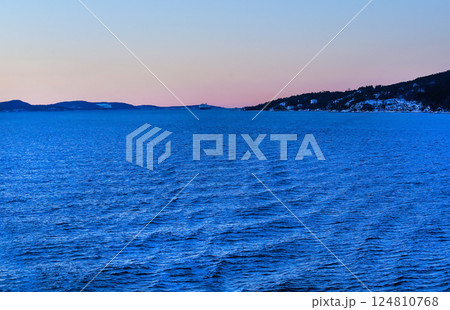 Picturesque Oslo fjord in Norway 124810768