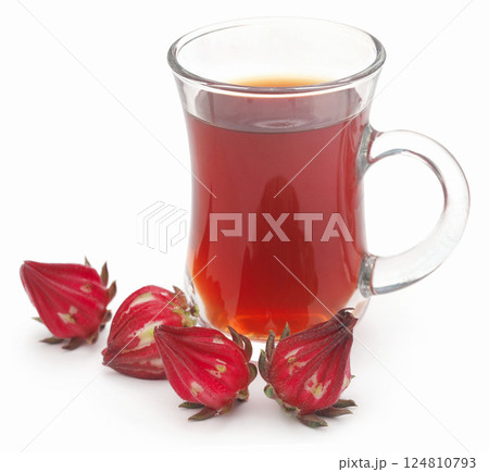 Roselle tea 124810793