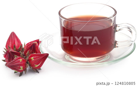Roselle tea 124810805