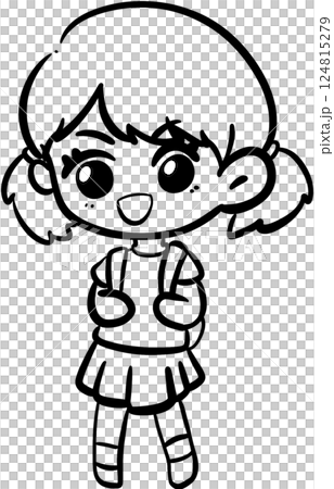 Girl Student 124815279